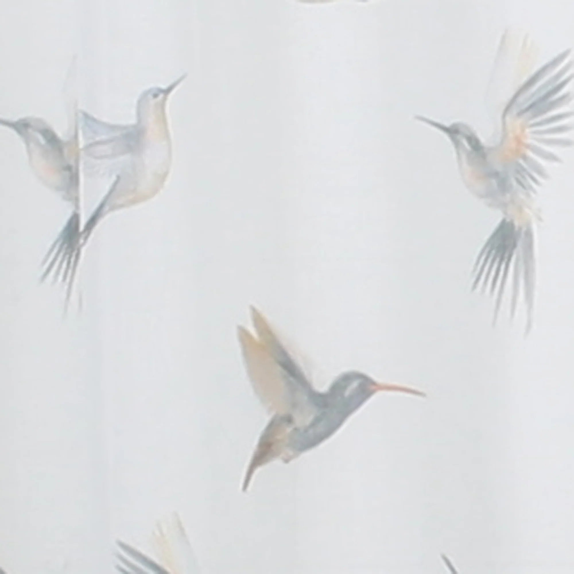 Panneau de Rideaux - Colibri Jaune 55” x 102” - Marie Dooley - Accent Mode