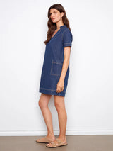 Robe en denim - Indigo - Charlie B