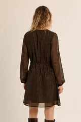 Robe midi en voile imprimé - MOLLY BRACKEN
