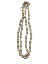 Guirlande de perles en bois naturel