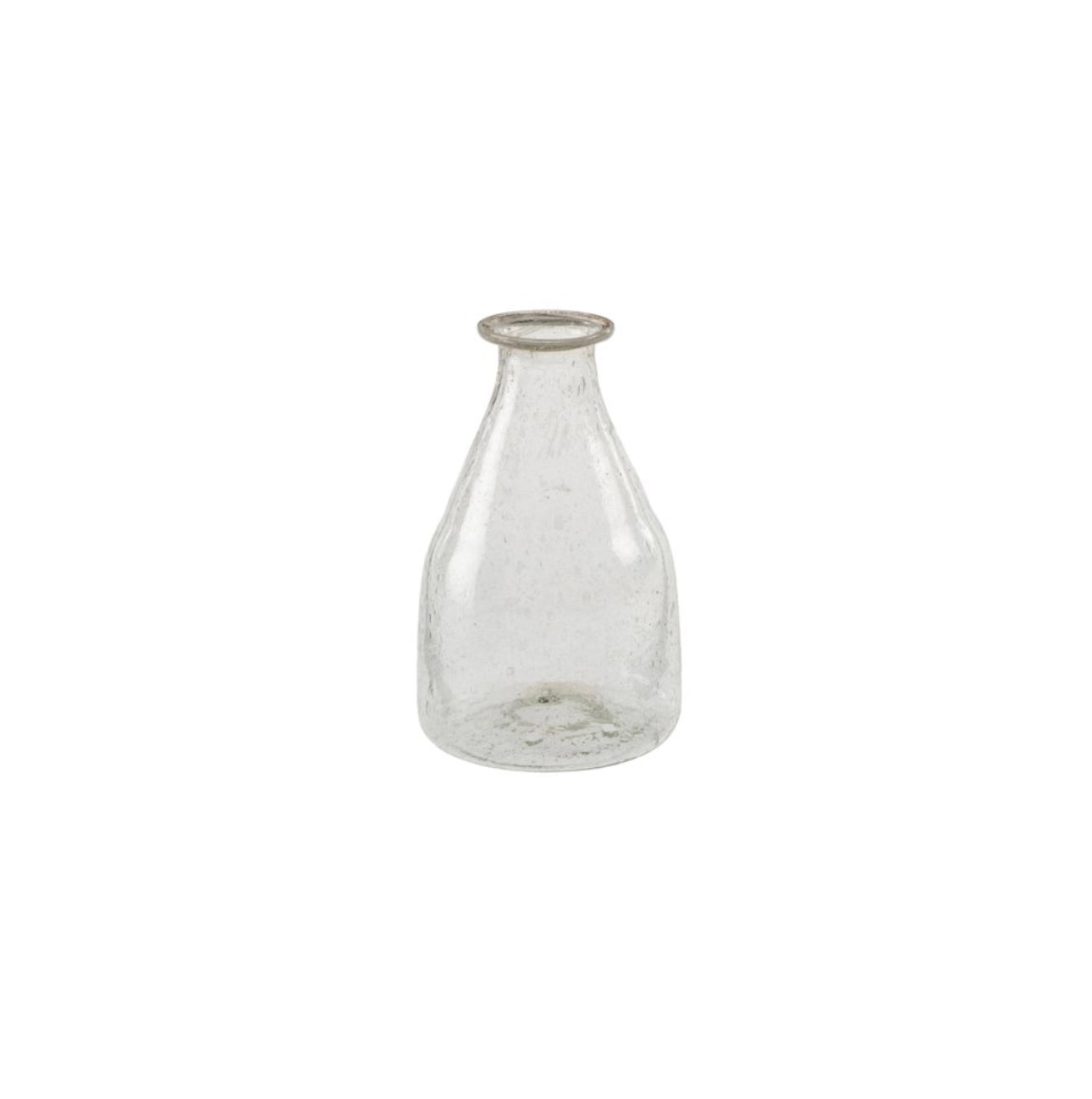 Vase recyclé en verre claire