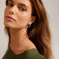 Boucles d’oreilles Heat argent
