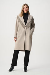 Manteau mi-cuisse mélangé - Joseph Ribkoff