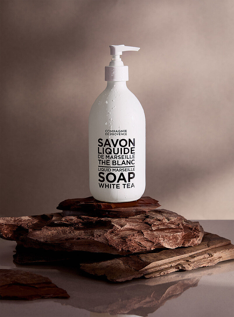Savon de Marseille liquide pour les mains - Thé Blanc - Compagnie de Provence