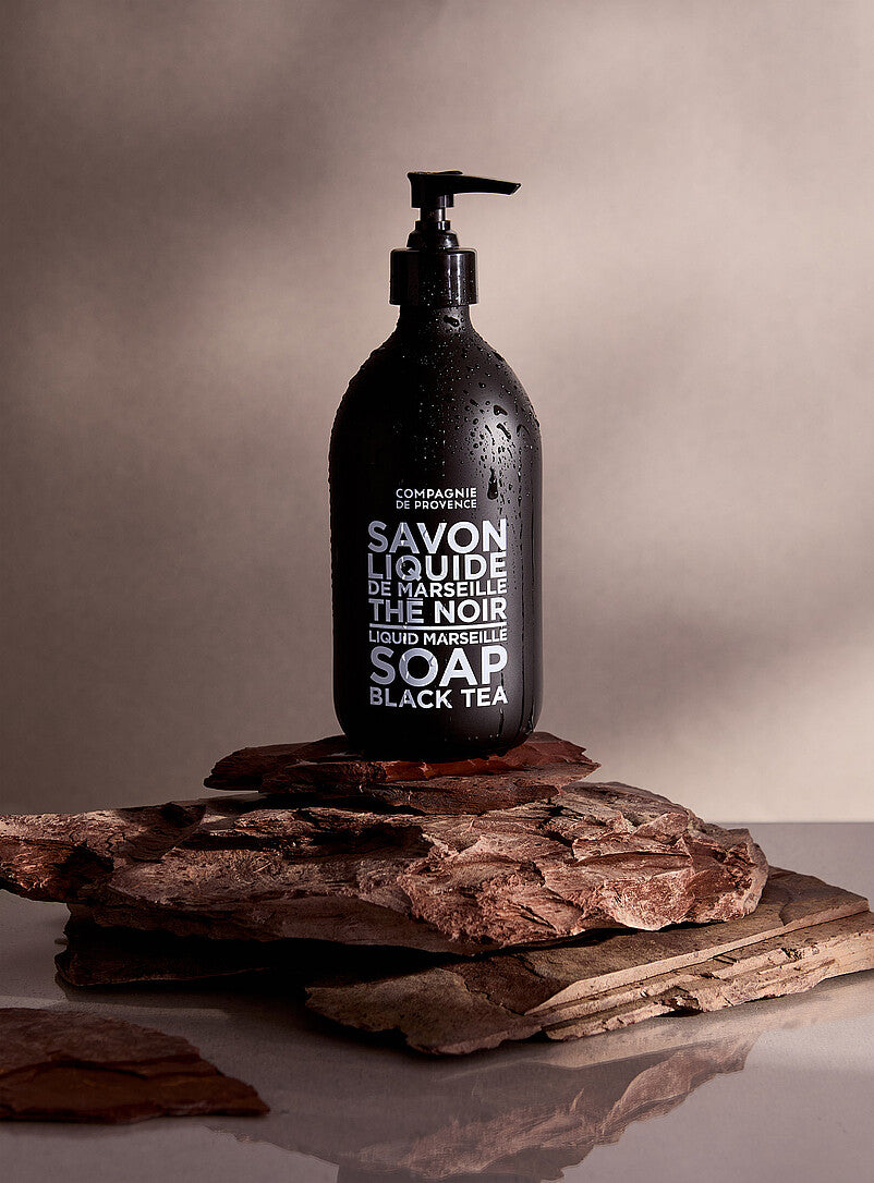 Savon de Marseille liquide pour les mains - Thé Noir - Compagnie de Provence