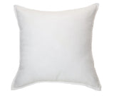Oreiller européen blanc Linen Stone Wash
