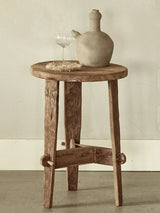 Table d'appoint Rembrandt en teck recyclé - Crusoë
