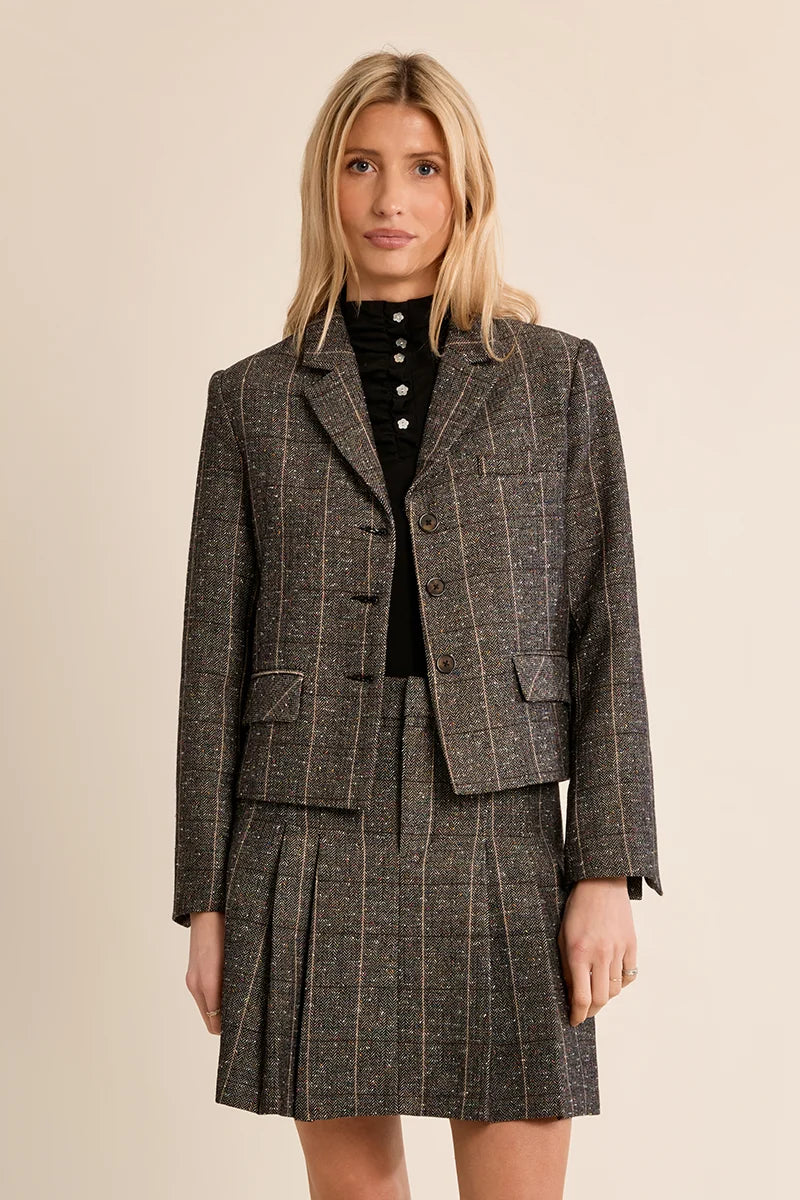 Blazer imprimé à col à revers - MOLLY BRACKEN