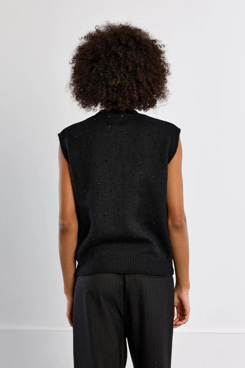 Pull sans manches à sequins - MOLLY BRACKEN