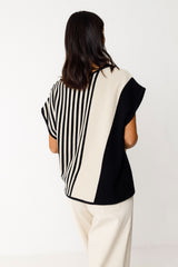 PULL Noir & Blanc AINHOA-GOTS - SKFK
