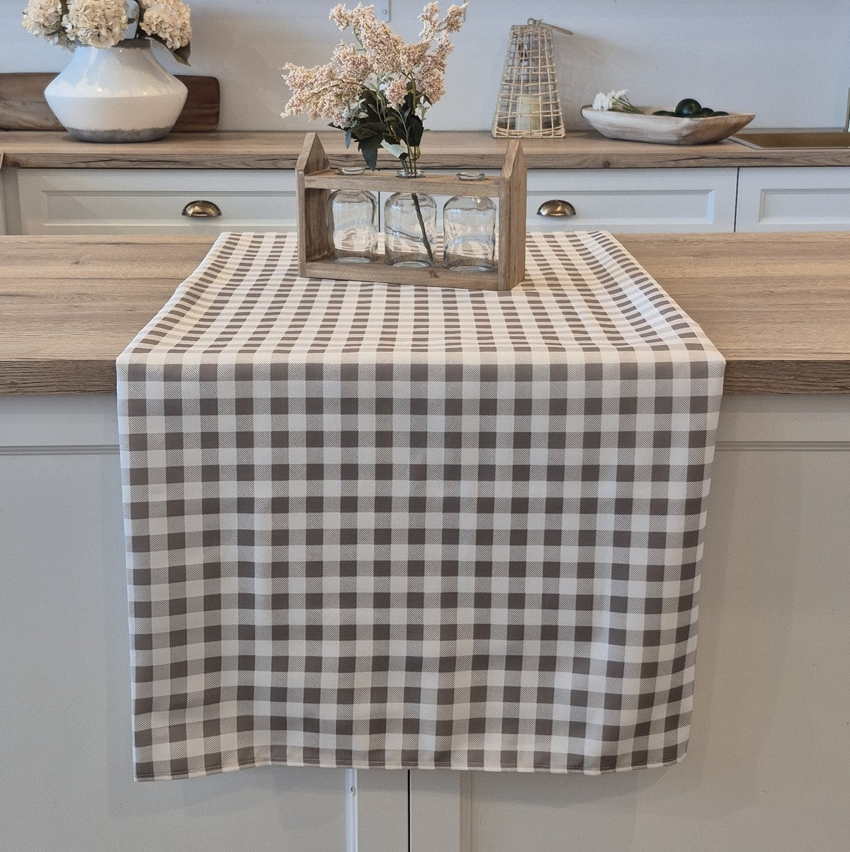 Nappe Vichy gris