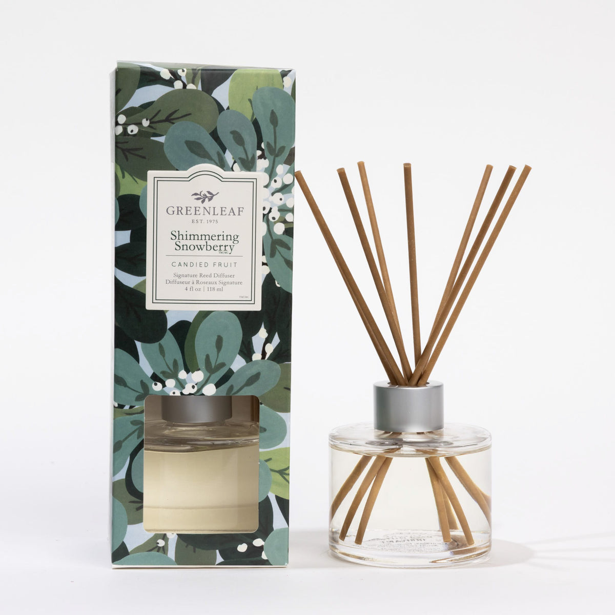 Shimmering Snowberry - Diffuseur à roseaux - GREENLEAF