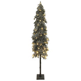 Sapin Noël avec neige mince 72"