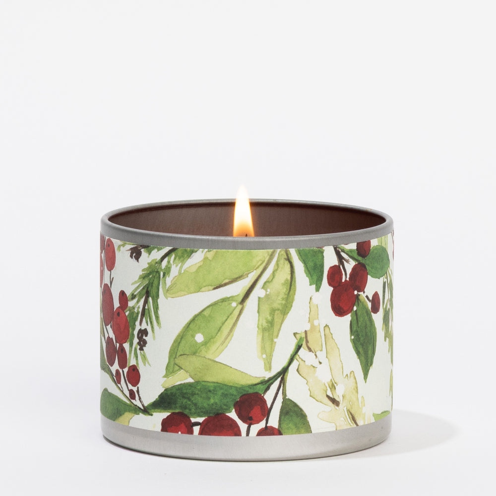 Merry Memories- Petite bougie 4oz - GREENLEAF