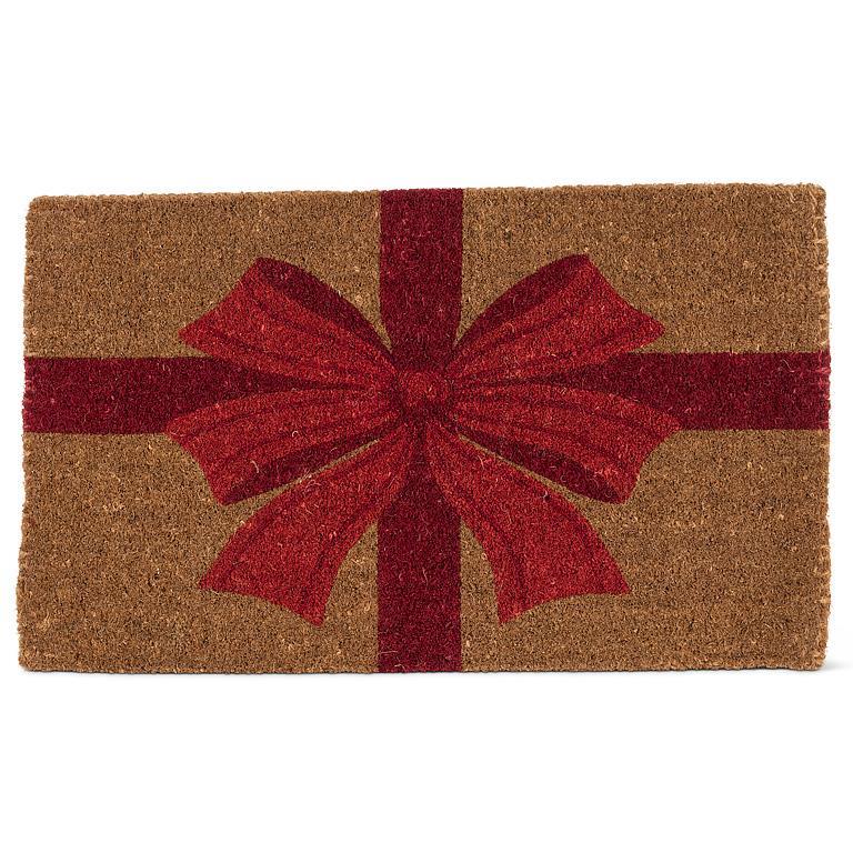Paillasson boucle rouge
