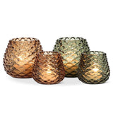 Bougie chauffe-plat en forme de pomme de pin