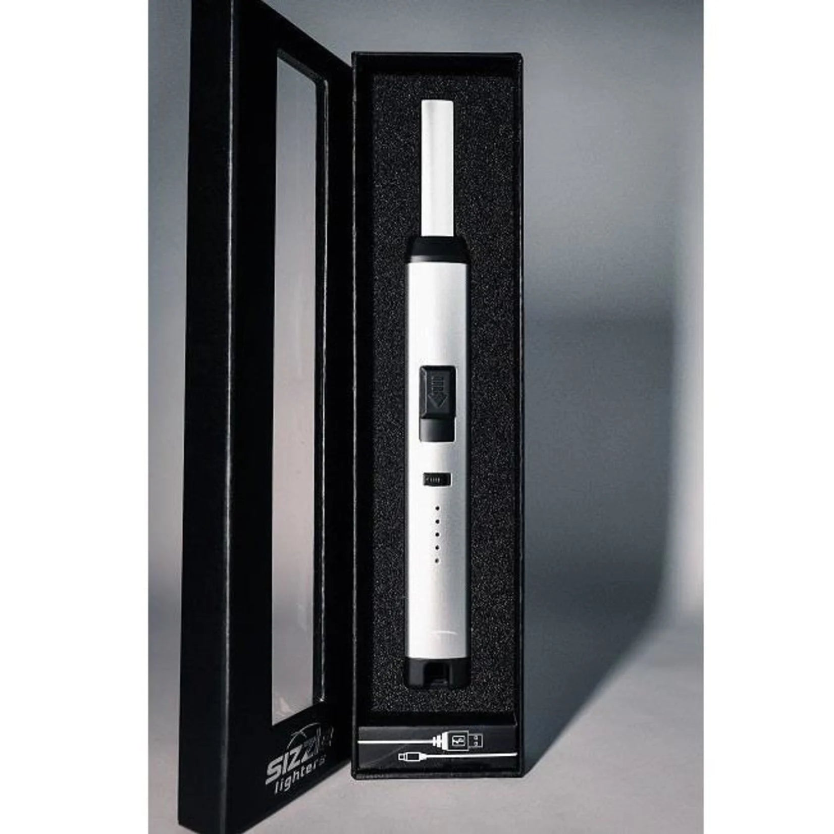 SIZZLE Briquet rechargeable USB Pitmaster Argent
