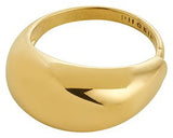 PHASE bague fine dôme recyclée - Pilgrim