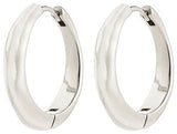 HARRISON boucles d’oreilles anneaux ondulées recyclées - Pilgrim