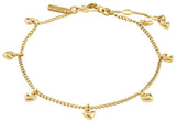 ALAIA bracelet pendentifs cœur recyclé - Pilgrim