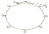 ALAIA bracelet pendentifs cœur recyclé - Pilgrim