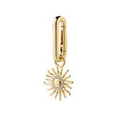 Breloque Pendentif soleil cristaux recyclés - Pilgrim