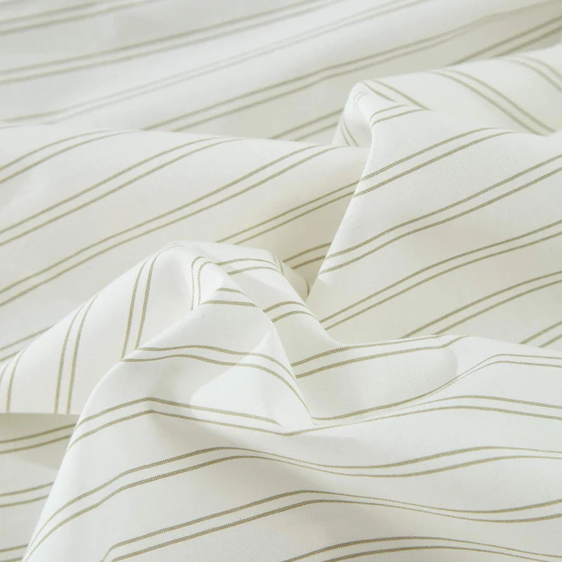 Ensemble de Draps - Vale Green - Rayures Vertes - Daniadown