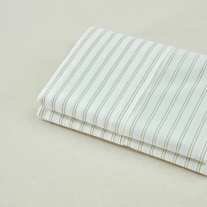 Ensemble de Draps - Vale Green - Rayures Vertes - Daniadown