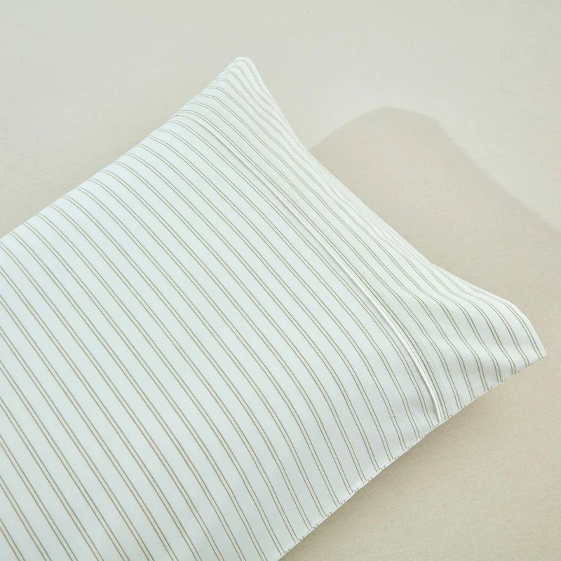 Ensemble de Draps - Vale Green - Rayures Vertes - Daniadown