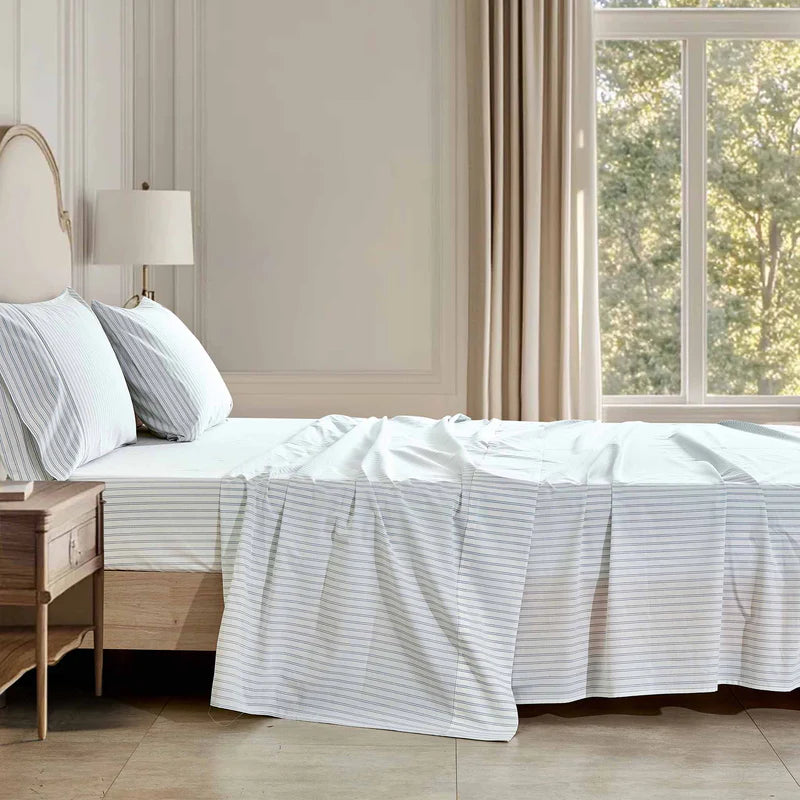 Ensemble de Draps - Vale Shawdow - Rayures Bleues - Daniadown