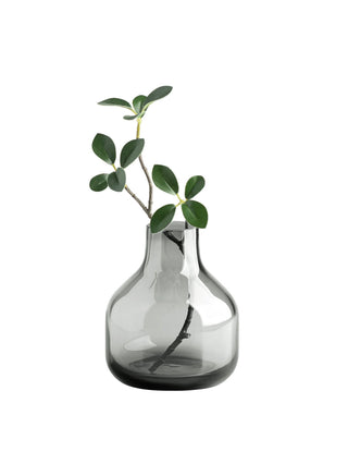 Vase en verre Beau Mini Bottle 5h - Fumée