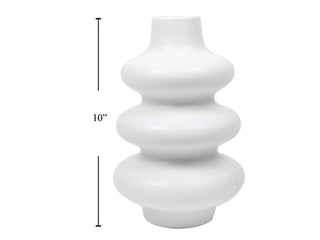 Vase bulle blanc Oda