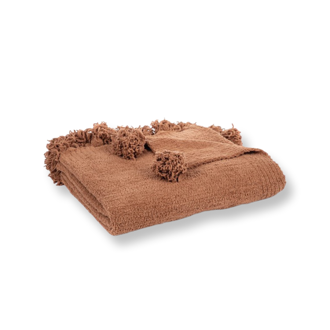 Paddington terracotta jeté