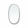 Miroir oval noir Borba