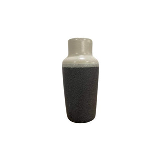 Petit vase charcoal et beige